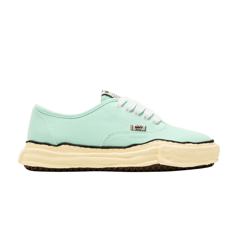メゾン ミハラヤスヒロ ビンテージ ヴィンテージ 青色 ブルー 'LIGHT BLUE' スニーカー メンズ MAISON MIHARA YASUHIRO MAISON MIHARA YASUHIRO BAKER OG SOLE VINTAGE CANVAS LOW / LIGHT BLUE