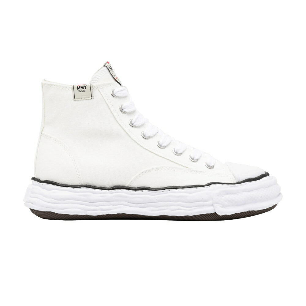 メゾン ミハラヤスヒロ ハイ 白色 ホワイト WHITE スニーカー メンズ MAISON MIHARA YASUHIRO MAISON MIHARA YASUHIRO PETERSON 23 OG SOLE CANVAS HIGH / WHITE