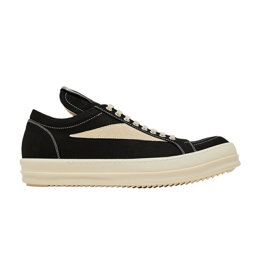 リックオウエンス ビンテージ ヴィンテージ 黒いこと 黒いこと \u0027BLACK MILK\u0027 スニーカー メンズ RICK OWENS RICK OWENS DRKSHDW HOLLYWOOD VINTAGE LOW / BLACK MILK MILK