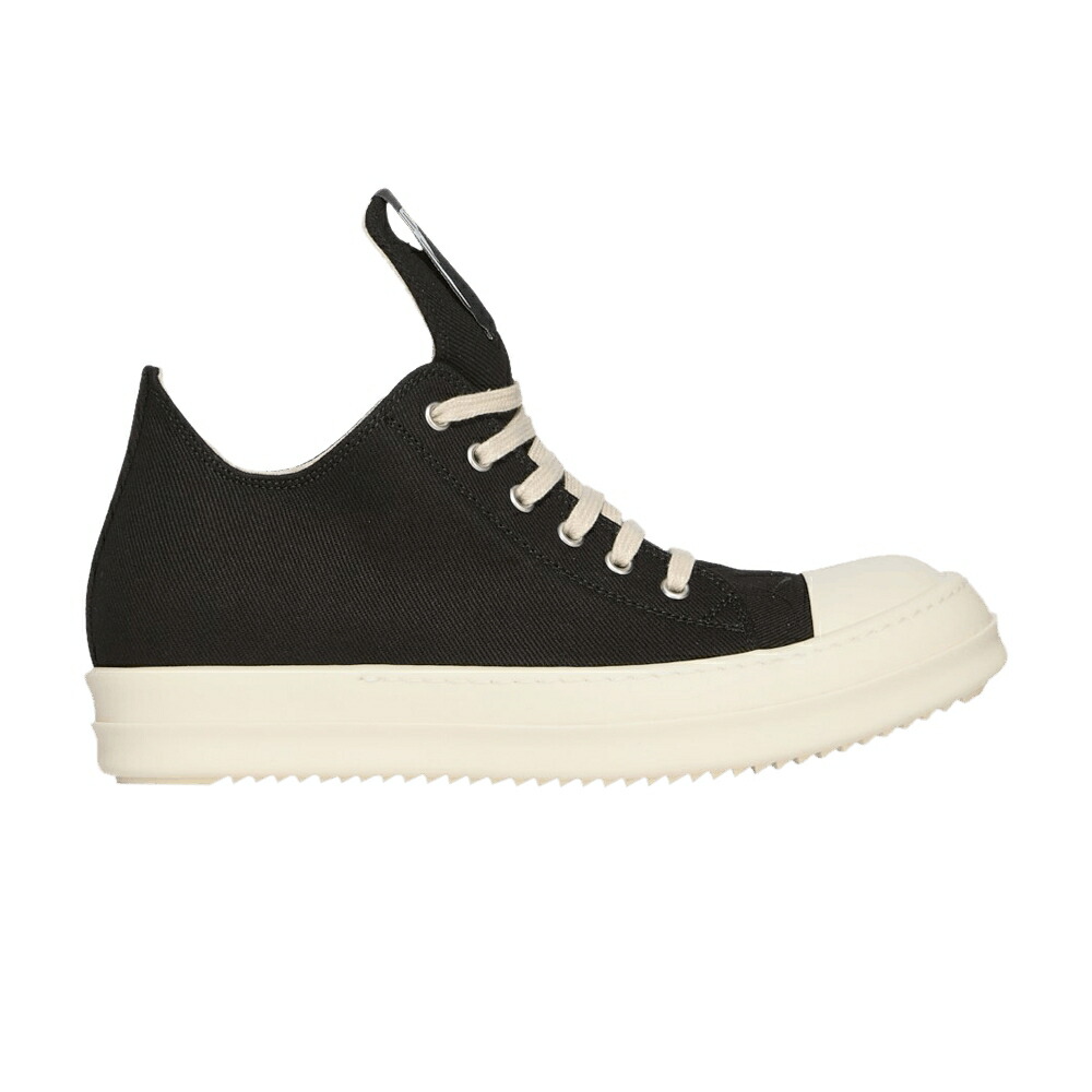 リックオウエンス 黒色 ブラック BLACK MILK スニーカー メンズ RICK OWENS RICK OWENS HOLLYWOOD DRKSHDW LOW / BLACK MILK MILK
