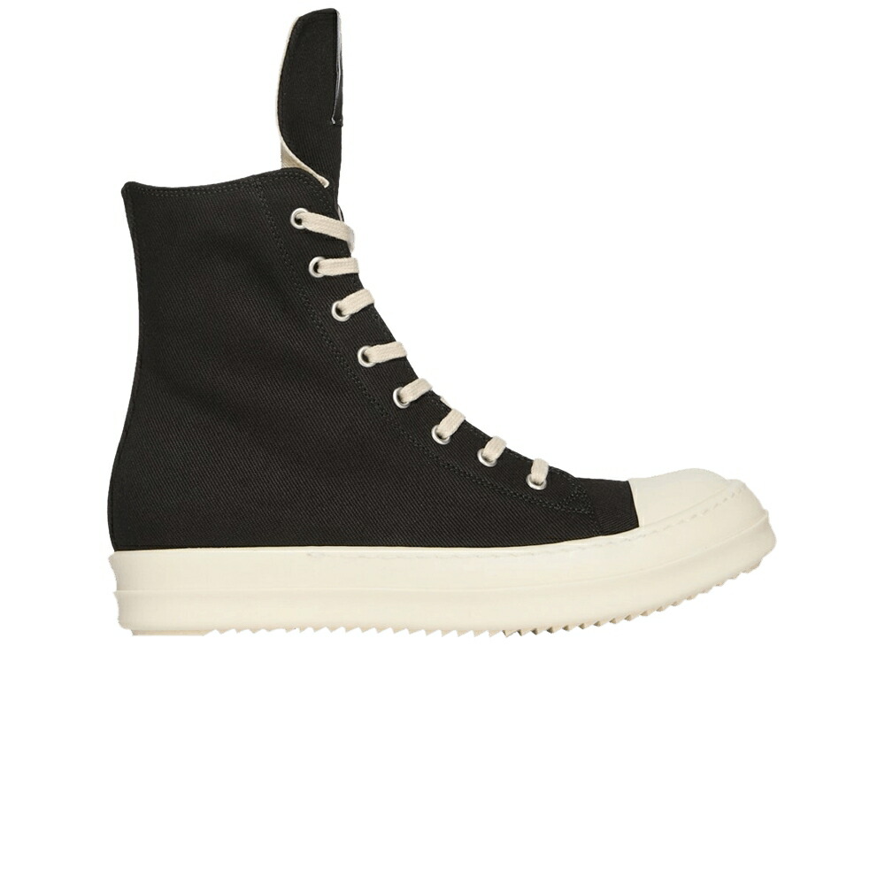 リックオウエンス ハイ 黒色 ブラック BLACK MILK スニーカー メンズ RICK OWENS RICK OWENS HOLLYWOOD DRKSHDW HIGH / BLACK MILK MILK