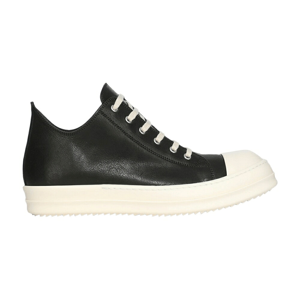 リックオウエンス 黒いこと 黒いこと \u0027BLACK MILK\u0027 スニーカー メンズ RICK OWENS RICK OWENS HOLLYWOOD LOW / BLACK MILK MILK