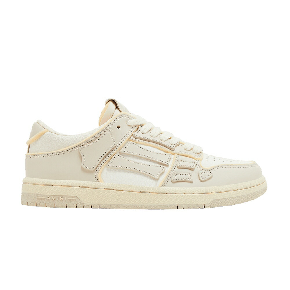 アミリ 白色 ホワイト COLLEGIATE WHITE スニーカー レディース AMIRI WMNS SKEL TOP LOW - BIRCH / BIRCH WHITE