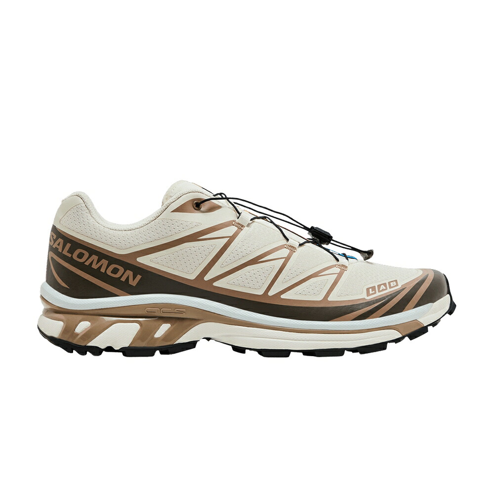 サロモン 流れ受け答え \u0027ALMOND PORTABELLA\u0027 スニーカー メンズ SALOMON XT-6 MILK / ALMOND MILK PORTABELLA ICE FLOW