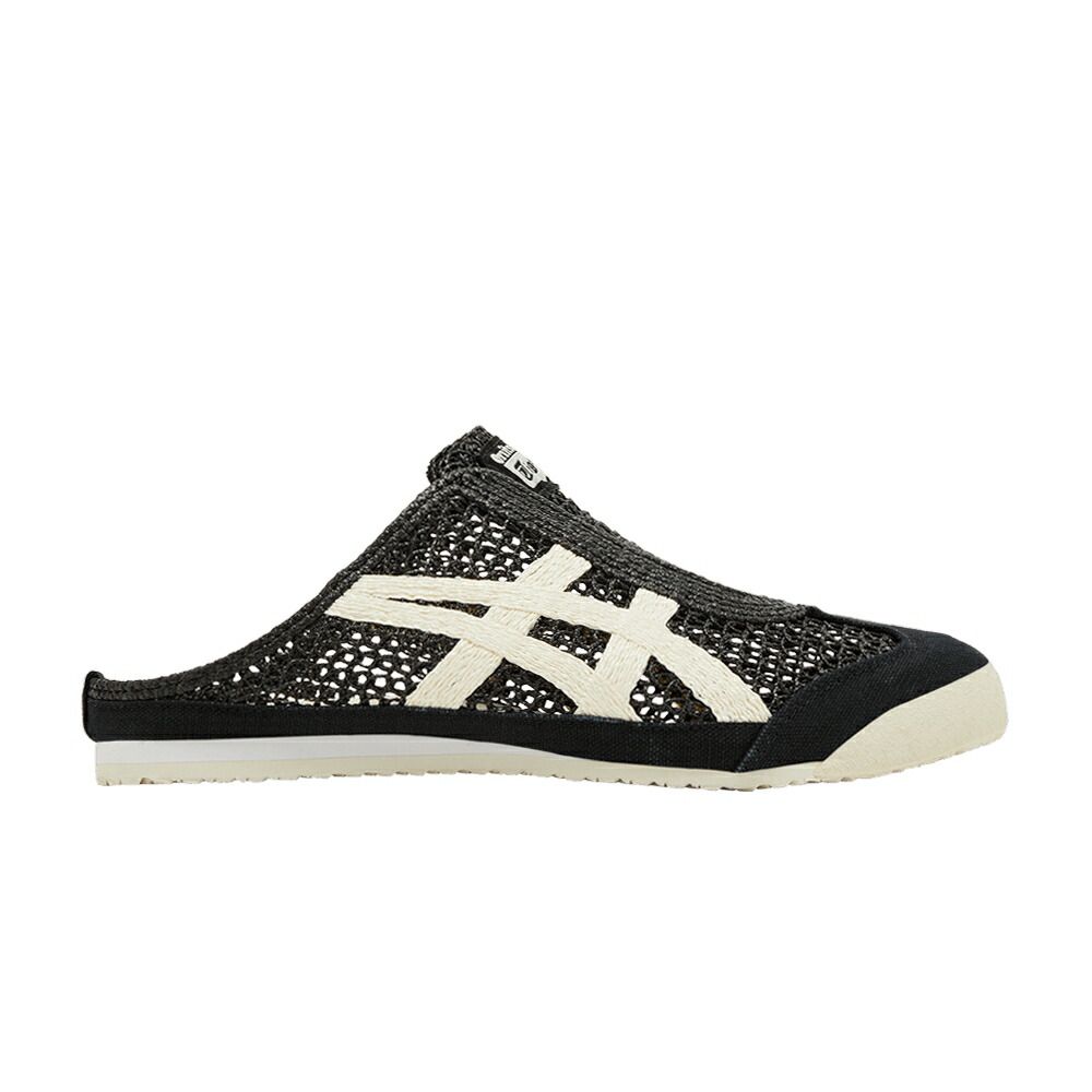 メキシコ合衆国 黒いこと 黒いこと 皮膚軟化剤 オニツカタイガー \u0027BLACK CREAM\u0027 スニーカー メンズ ONITSUKA TIGER ONITSUKA TIGER MEXICO 66 SABOT / BLACK CREAM