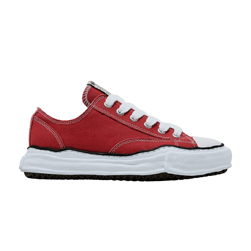 棲み家 ミハラヤスヒロ 赤 赤いこと \u0027RED\u0027 スニーカー メンズ MAISON MIHARA YASUHIRO MAISON MIHARA YASUHIRO PETERSON OG SOLE CANVAS LOW / RED