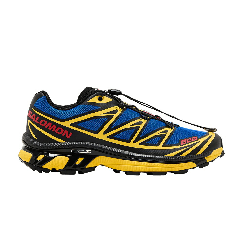 サロモン 青色 ブルー 黒色 ブラック NAUTICAL LEMON スニーカー メンズ SALOMON JJJJOUND X XT-6 BLUE / NAUTICAL BLUE LEMON BLACK