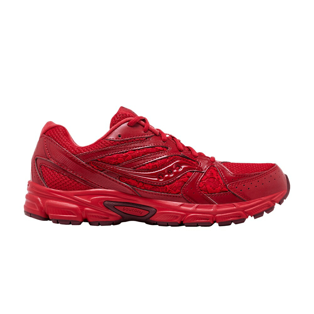 サッカニー 赤 赤いこと \u0027ST. VALENTINE\u0027 スニーカー メンズ SAUCONY GRID RIDE MILLENNIUM / RED