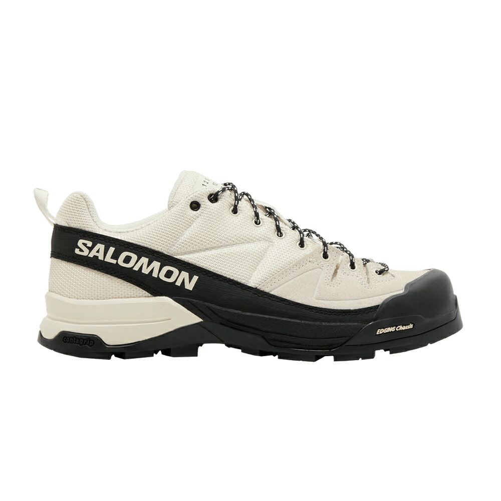 サロモン 黒いこと 黒いこと \u0027VANILLA BLACK\u0027 スニーカー メンズ SALOMON MM6 MAISON MARGIELA X X-ALP ICE / VANILLA ICE BLACK ALMOND MILK