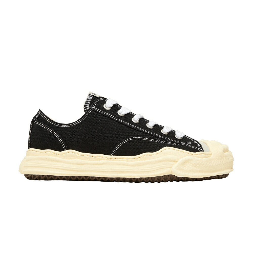 住み家 ミハラヤスヒロ ビンテージ ヴィンテージ 黒いこと 黒いこと \u0027BLACK\u0027 スニーカー メンズ MAISON MIHARA YASUHIRO MAISON MIHARA YASUHIRO HANK VINTAGE SOLE CANVAS LOW / BLACK