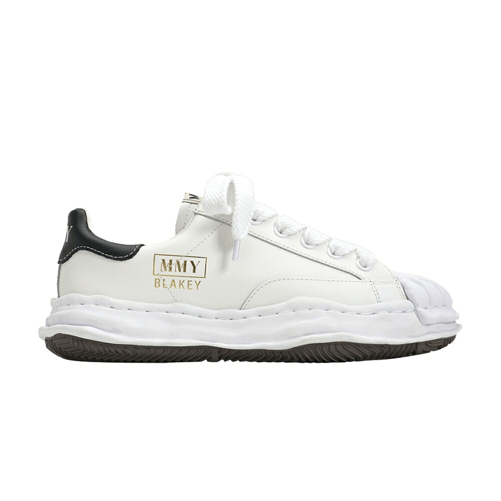 住みか ミハラヤスヒロ なめし革 白いこと 白いこと \u0027WHITE\u0027 スニーカー メンズ MAISON MIHARA YASUHIRO MAISON MIHARA YASUHIRO BLAKEY OG SOLE LEATHER LOW / WHITE
