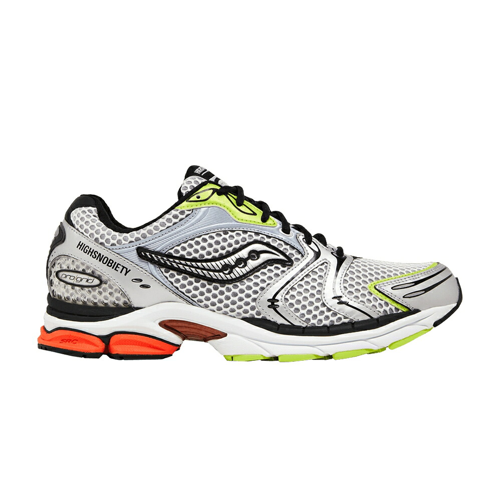 サッカニー しろがね色 しろがね色 \u0027SILVER\u0027 スニーカー メンズ SAUCONY HIGHSNOBIETY X PROGRID TRIUMPH 4 / SILVER MULTI