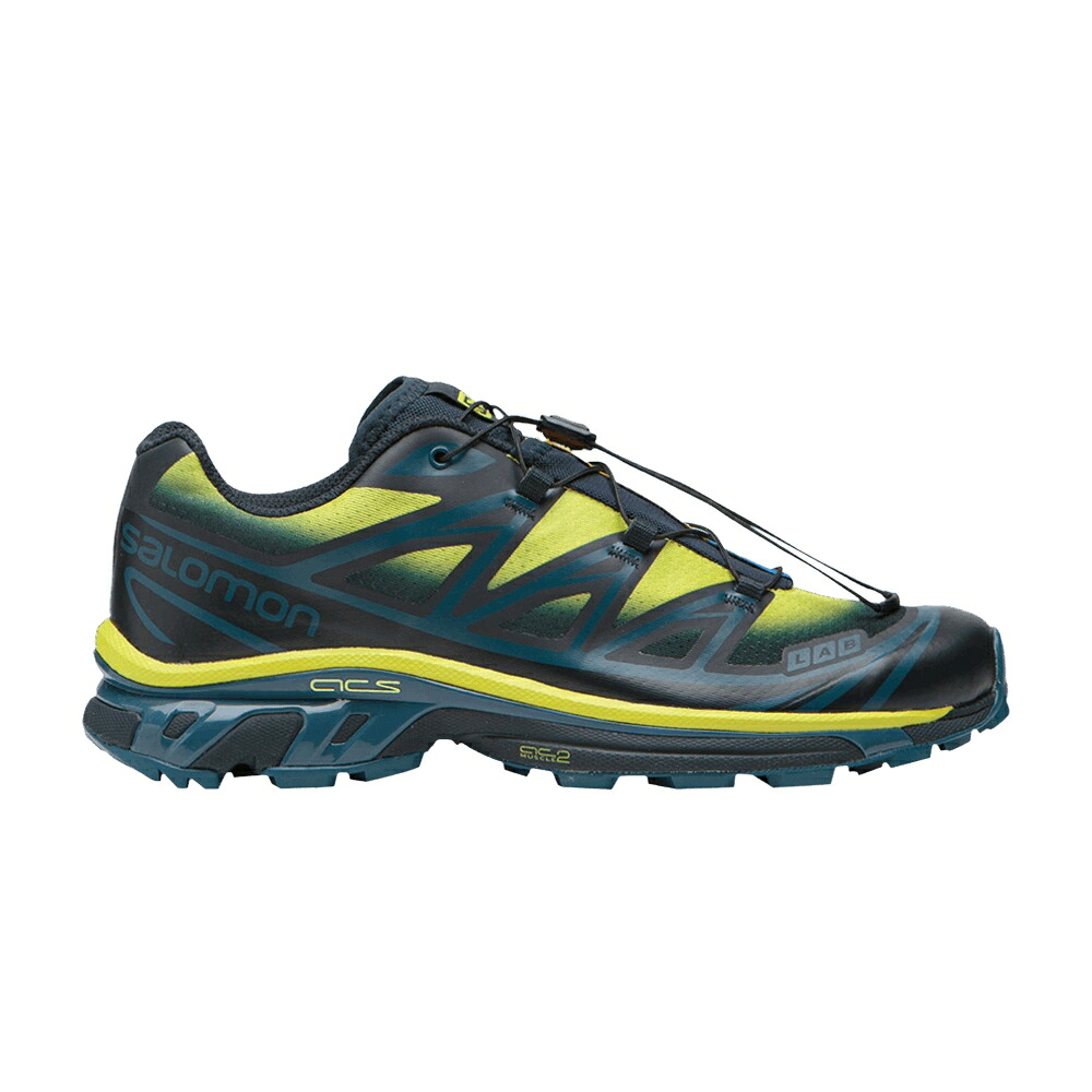 サロモン 炭素 菩提樹 発条 \u0027CARBON LIME\u0027 スニーカー メンズ SALOMON XT-6 SKYLINE SUNNY / CARBON SUNNY LIME SULPHUR SPRING