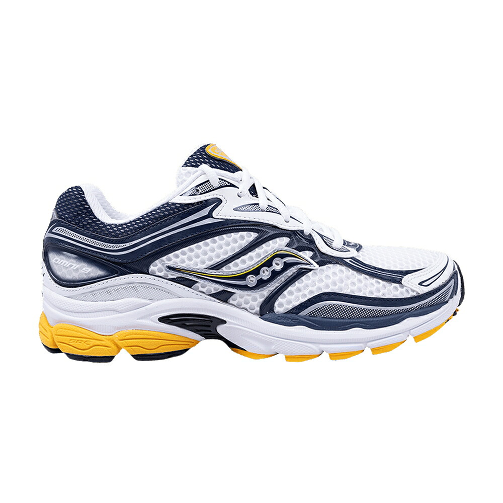 サッカニー 紺色 ネイビー 黄色 イエロー 'NAVY YELLOW' スニーカー メンズ SAUCONY PROGRID OMNI 9 / NAVY YELLOW|スニケス