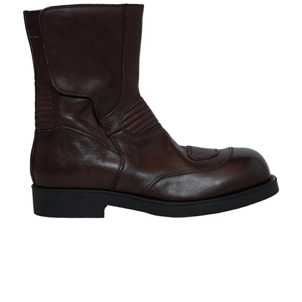 住みか マルジェラ ブーツ 赤銅色 赤銅色 \u0027BROWN\u0027 スニーカー メンズ MM6 MAISON MARGIELA MM6 MAISON MARGIELA ANKLE BOOT / BROWN