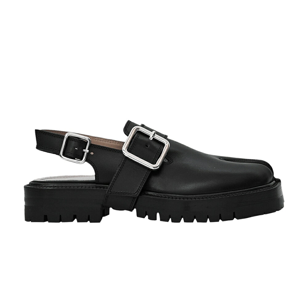 メゾンマルジェラ 黒色 ブラック 'BLACK' スニーカー メンズ MAISON MARGIELA MAISON MARGIELA TABI COUNTY SANDAL / BLACK｜スニケス