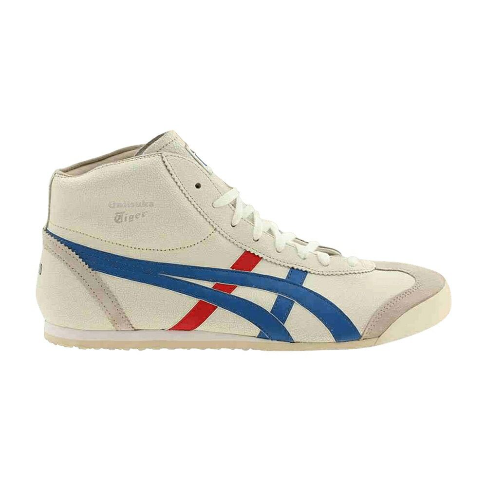 メキシコ ミッド 青色 ブルー 白色 ホワイト オニツカタイガー WHITE RED スニーカー メンズ ONITSUKA TIGER ONITSUKA TIGER MEXICO MID RUNNER BLUE / WHITE BLUE