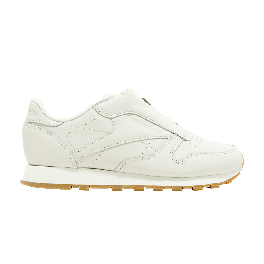 リーボック クラシック レザー 砂色 サンド 銀色 シルバー 'CHALK' スニーカー レディース REEBOK WMNS CLASSIC LEATHER ZIP / CHALK SAND STONE SILVER