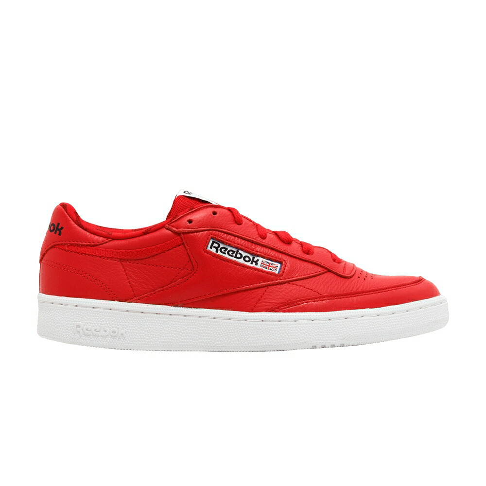 リーボック クラブ 赤 レッド 白色 ホワイト 黒色 ブラック 'PRIMAL RED' スニーカー メンズ REEBOK CLUB C 85 SO / PRIMAL RED WHITE BLACK