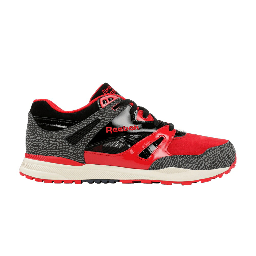 リーボック 黒色 ブラック 赤 レッド ラッシュ スニーカー メンズ REEBOK JAHAN LOH X LIMITED EDT VENTILATOR CN / BLACK PAPERWHITE RED RUSH