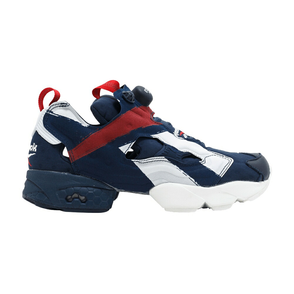 リーボック 紺色 ネイビー 赤 レッド 白色 ホワイト インスタポンプフューリー 'OVERBRANDED' スニーカー メンズ REEBOK INSTAPUMP FURY / COLLIEGIATE NAVY RED WHITE