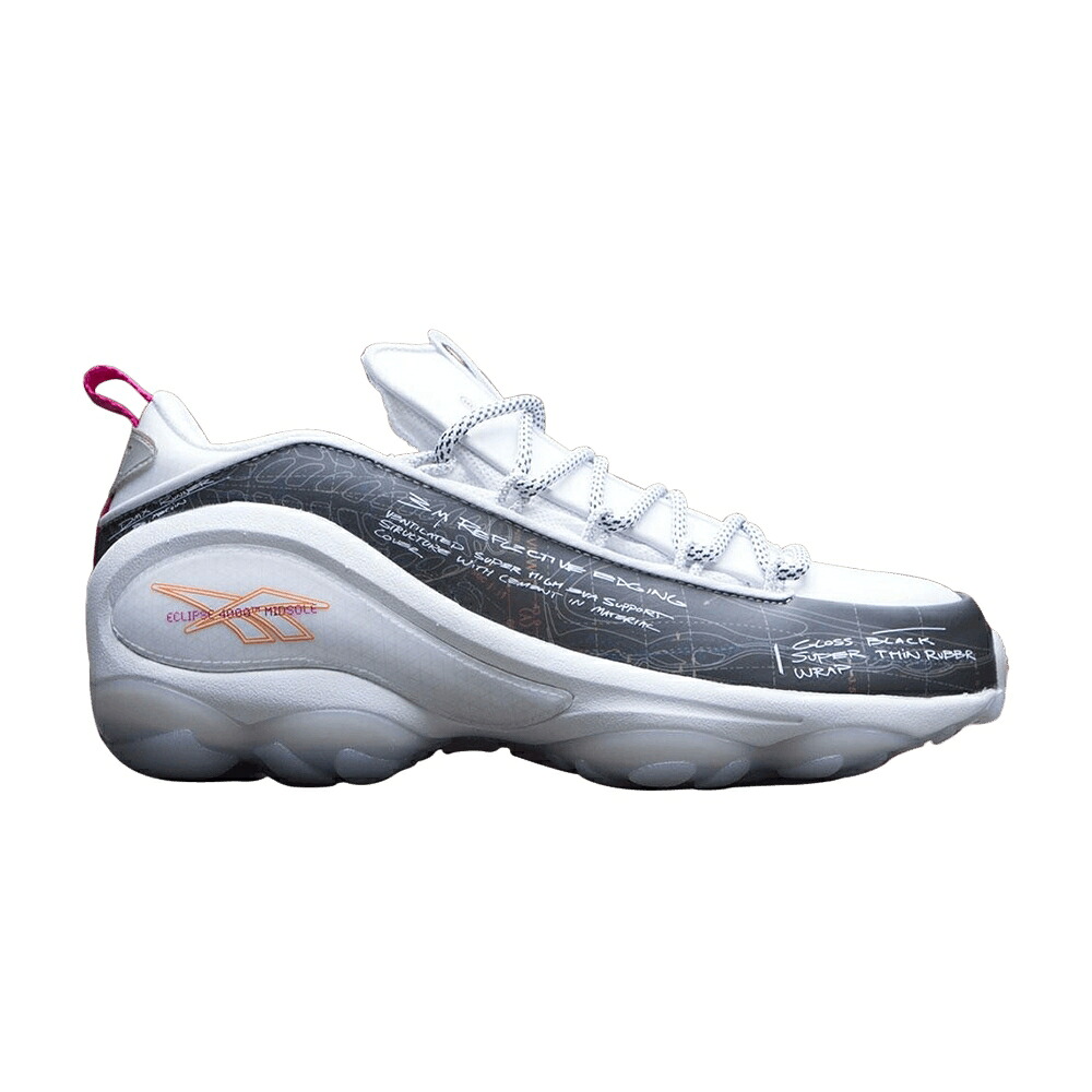 リーボック ベイト ラン 黒色 ブラック 白色 ホワイト 'BLACK GREY' スニーカー メンズ REEBOK BAIT X DMX RUN 10 ASH / BLACK WHITE