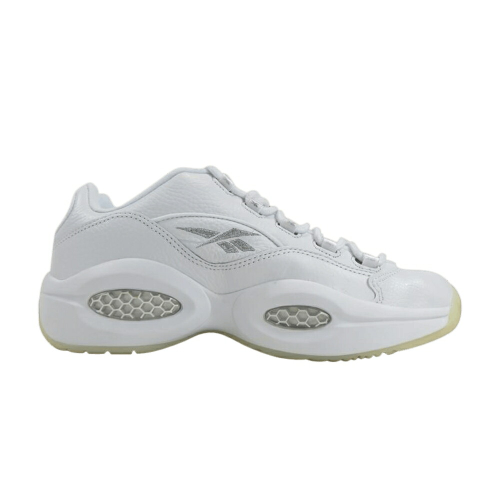リーボック クエスチョン 白色 ホワイト ピュア 銀色 シルバー スニーカー メンズ REEBOK QUESTION LOW / WHITE PURE SILVER