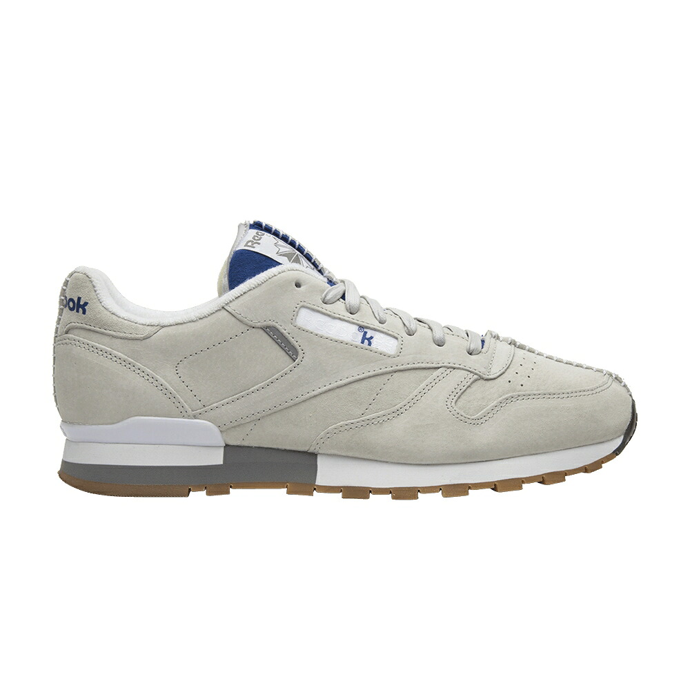 リーボック 古典派音楽 なめし革 薄墨色 薄墨色 \u0027SKULL GREY\u0027 スニーカー メンズ REEBOK KENDRICK LAMAR X CLASSIC LEATHER / SKULL GREY COLLEGIATE ROYAL