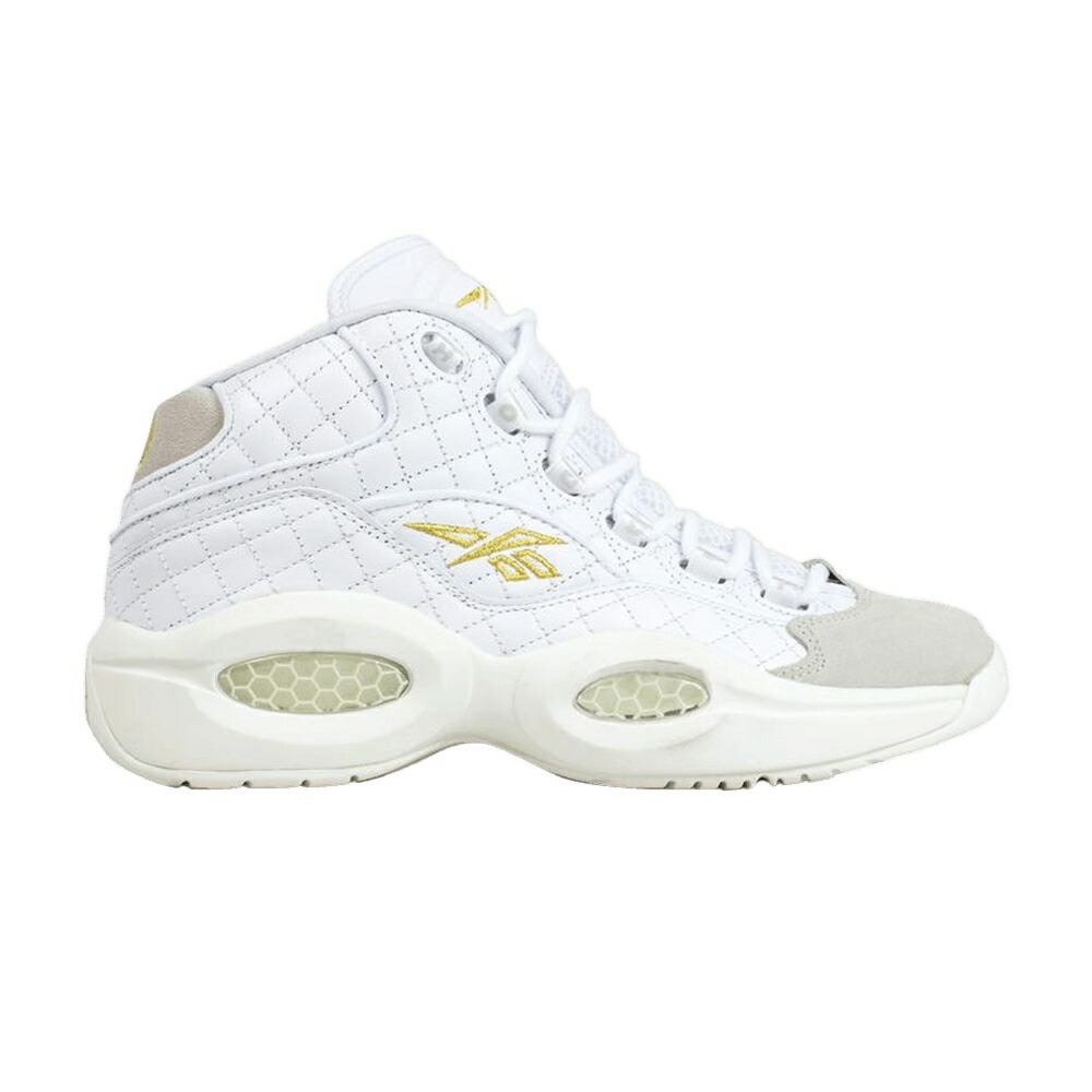 リーボック クエスチョン ミッド 白色 ホワイト ゴールド クエスチョンミッド 'WHITE PARTY' スニーカー メンズ REEBOK QUESTION MID / WHITE CHALK GOLD