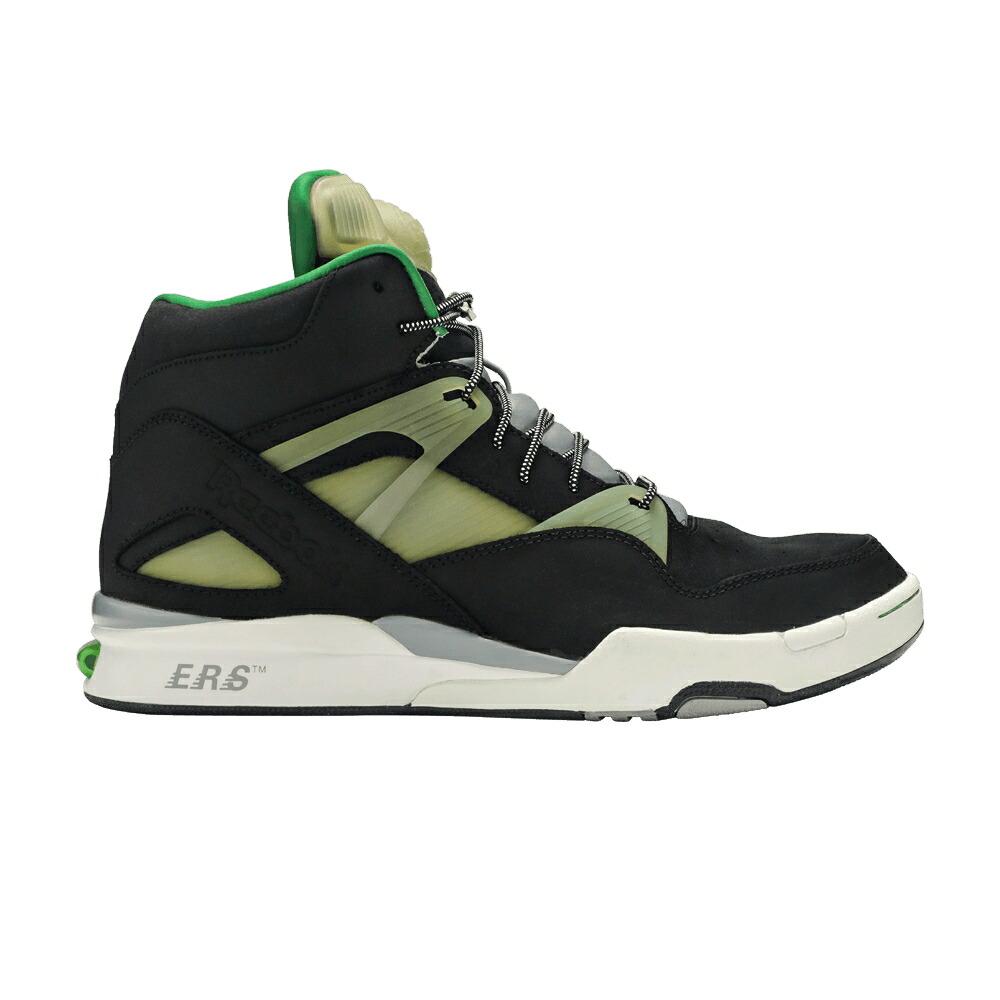 リーボック 揚水機 区画 \u0027SOLEBOX\u0027 スニーカー メンズ REEBOK PUMP OMNI ZONE LT / BLK WHT GRY JALAPENO GRN