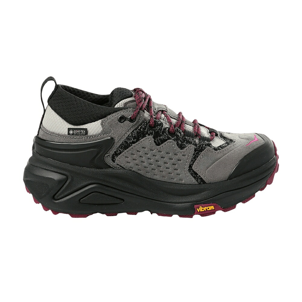 ゴアテックス 黒色 ブラック 'BLACK FRUIT' スニーカー メンズ HOKA KAHA 3 LOW GORE-TEX STONE / BLACK STONE FRUIT