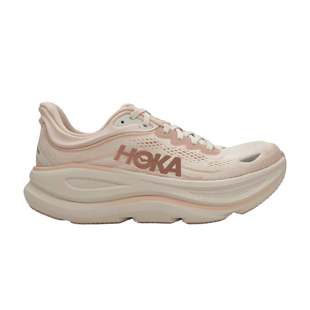 ローズ クリーム \'ROSE CREAM\' スニーカー レディース HOKA WMNS BONDI 9 LATTE / ROSE LATTE ROSE CREAM