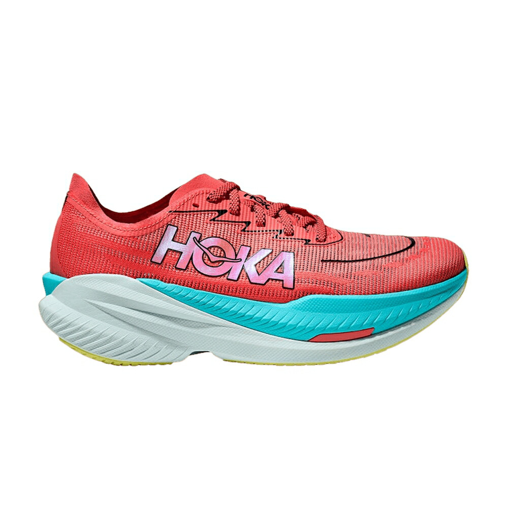 GRAPEFRUIT CORAL スニーカー メンズ HOKA MACH X 2 ELECTRIC / GRAPEFRUIT ELECTRIC CORAL