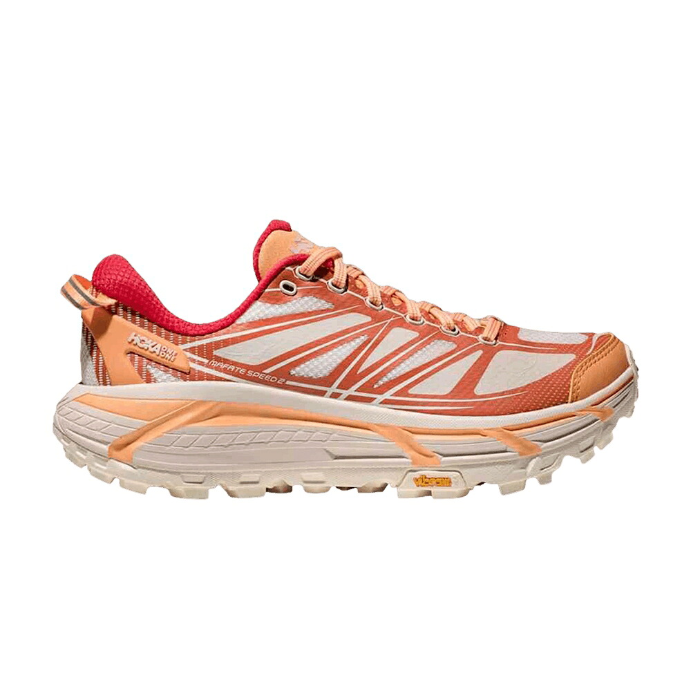 す早さ \u0027PALE EMBER\u0027 スニーカー メンズ HOKA MAFATE SPEED 2 TANGERINE / PALE TANGERINE EMBER