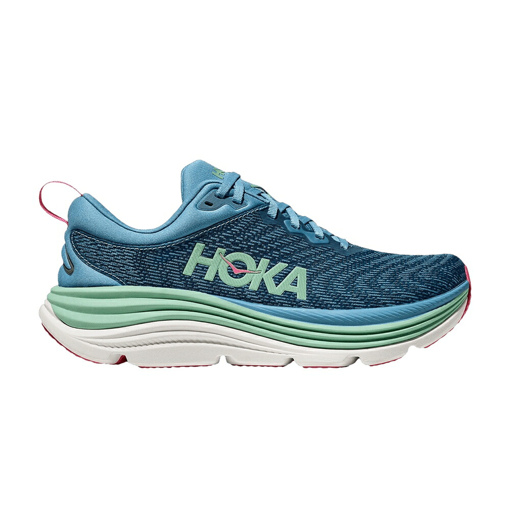 青色 ブルー 'ALPINE JADEITE' スニーカー レディース HOKA WMNS GAVIOTA 5 WIDE BLUE / ALPINE BLUE JADEITE 55,500円