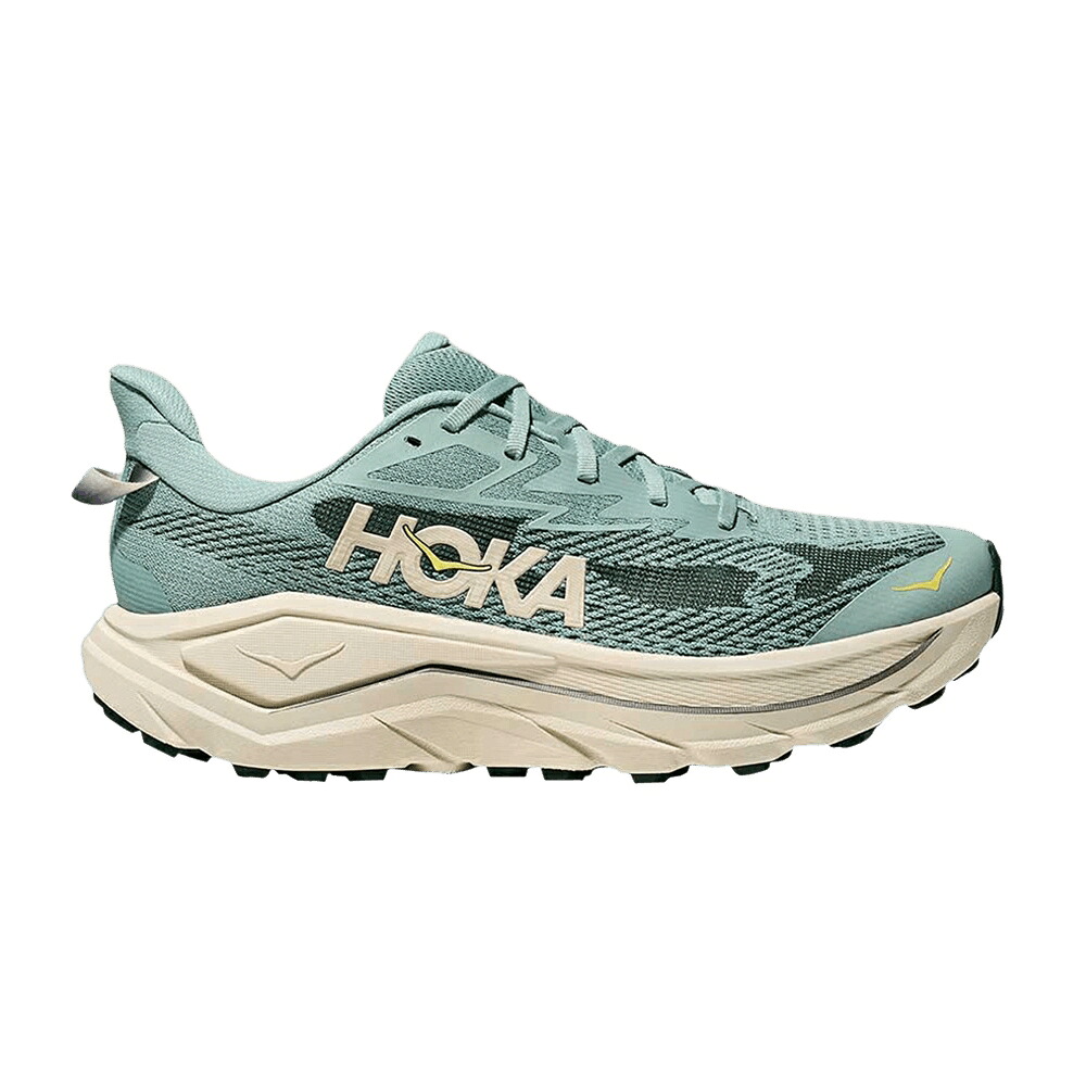翡翠 ジェード 'JADE SALT' スニーカー メンズ HOKA CHALLENGER 8 WIDE TRUFFLE / JADE TRUFFLE SALT