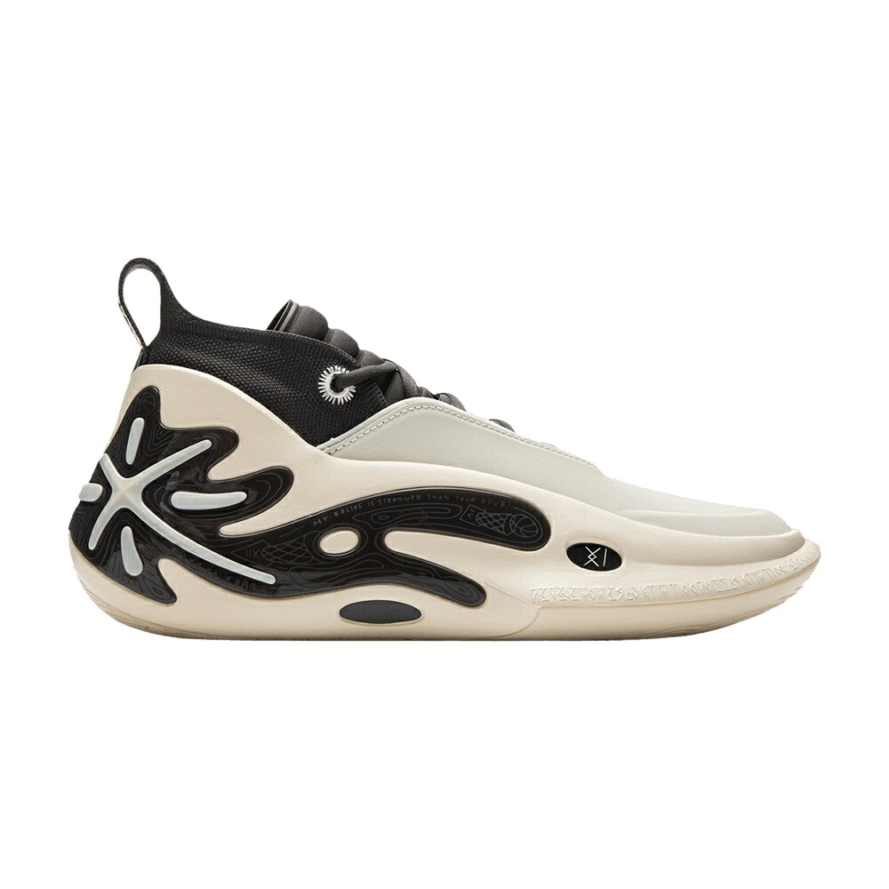 リーニン ウェイド 黒いこと 黒いこと 皮膚軟化剤 \u0027HALL FAME\u0027 スニーカー メンズ LI-NING WAY OF WADE 11 / BLACK CREAM