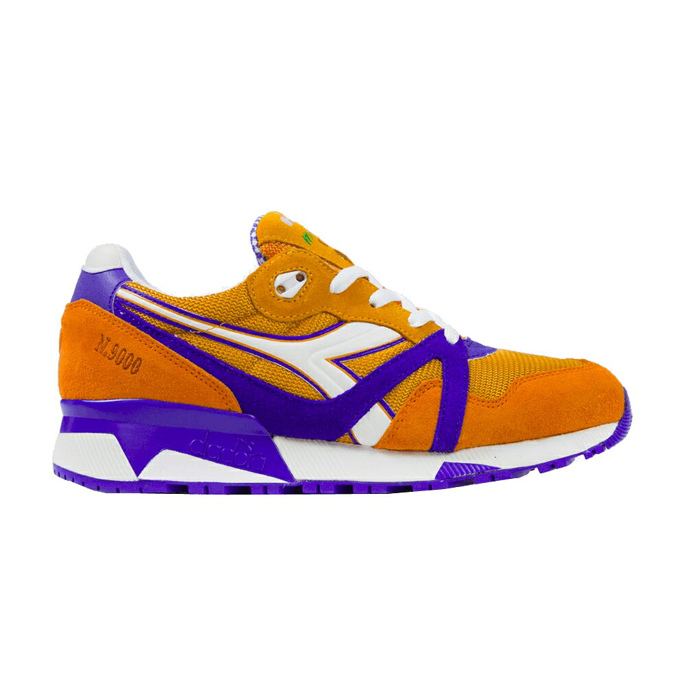 ディアドラ スニーカー 運動すること靴 橙 オレンジ色 N.9000 \u0027DINAMO ZAGREB\u0027 スニーカー メンズ DIADORA PACKER SHOES X / ORANGE DATE