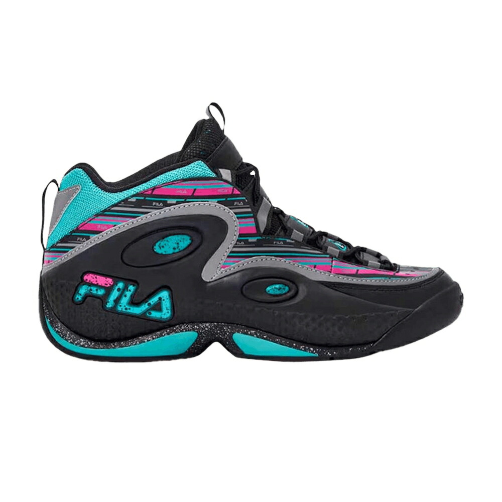 フィラ 黒色 ブラック ピンク グラントヒル MIAMI スニーカー メンズ FILA GRANT HILL 3 / BLACK PINK GLO CERAMIC