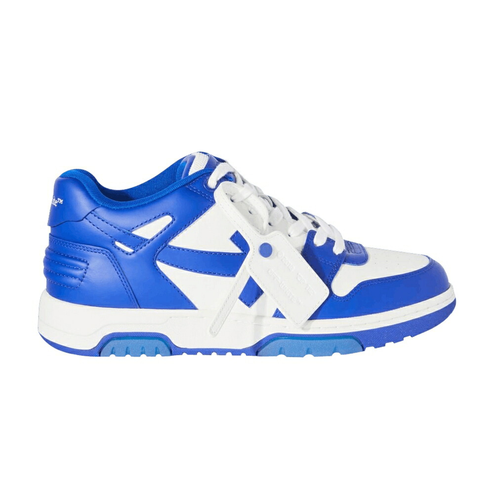 象牙色 白いこと 白いこと 青碧 青碧 \u0027BLUE FLUO\u0027 スニーカー メンズ OFF-WHITE OUT OF OFFICE / WHITE BLUE FLUO