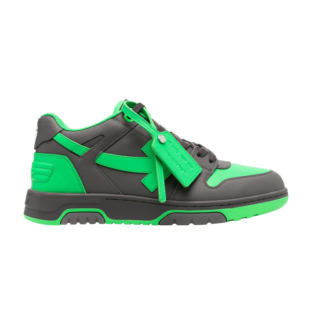 オフホワイト 緑 グリーン 黒色 ブラック 'BLACK FLUO' スニーカー メンズ OFF-WHITE OUT OF OFFICE GREEN / BLACK GREEN FLUO｜スニケス