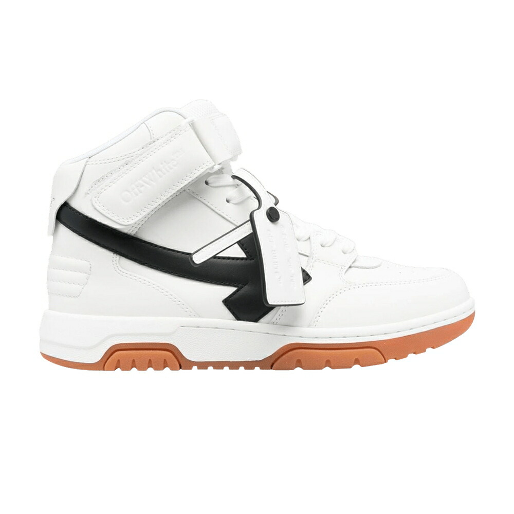 オフホワイト ミッド 白色 ホワイト 黒色 ブラック 'WHITE BLACK' スニーカー メンズ OFF-WHITE OUT OF OFFICE MID / WHITE BLACK