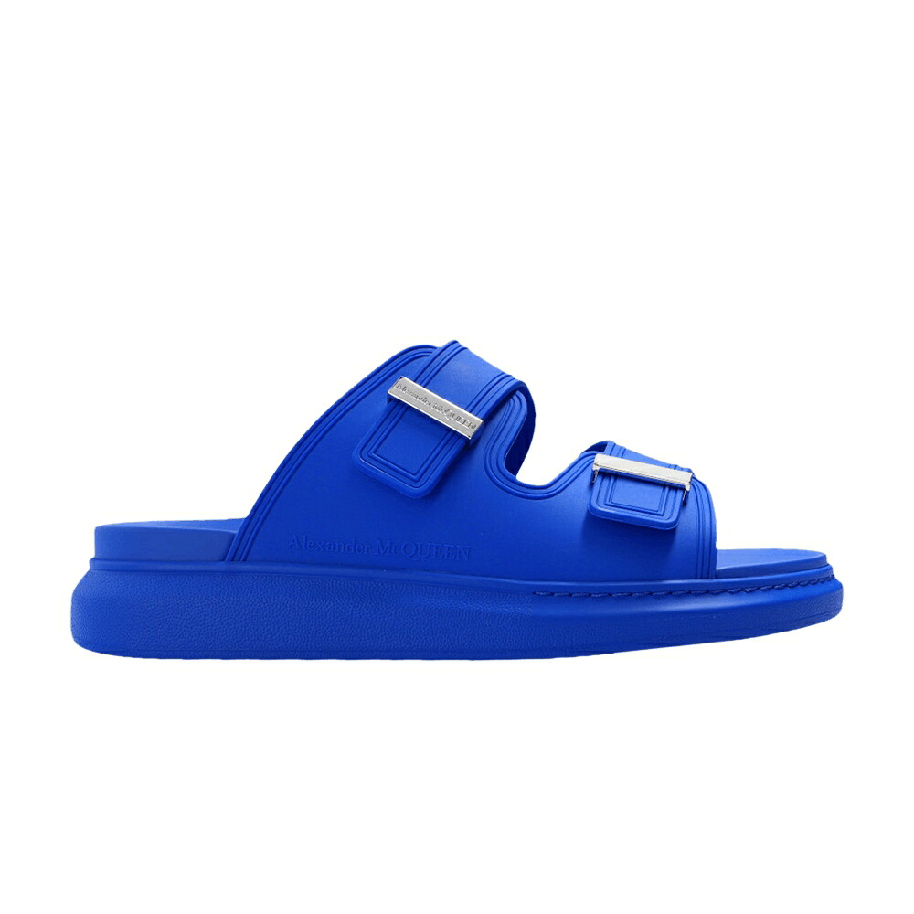 アレキサンダーマックイーン 変わり種 バックル 紺色 米国海軍 青味 青み \u0027NAVY BLUE\u0027 スニーカー メンズ ALEXANDER MCQUEEN ALEXANDER MCQUEEN HYBRID DOUBLE BUCKLE SANDAL / NAVY BLUE