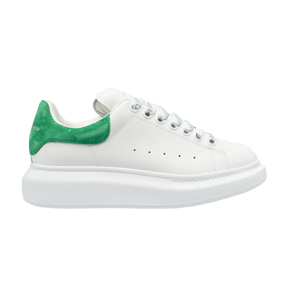 アレキサンダーマックイーン 靴 スニーカー 白いこと 白いこと 緑 緑であること \u0027WHITE GREEN\u0027 レディース ALEXANDER MCQUEEN ALEXANDER MCQUEEN WMNS OVERSIZED SNEAKER BRIGHT / WHITE BRIGHT GREEN