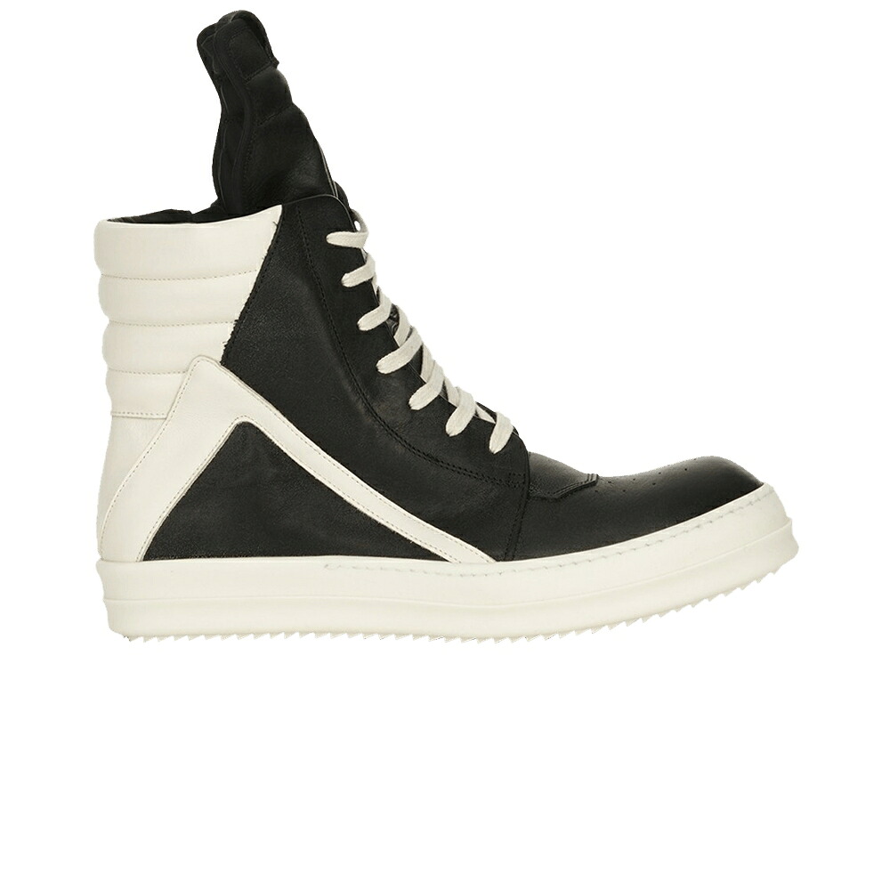 リックオウエンス ハイ 黒色 ブラック 'BLACK MILK' スニーカー レディース RICK OWENS RICK OWENS WMNS LIDO GEOBASKET HIGH / BLACK MILK MILK