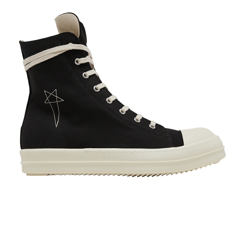 リックオウエンス ご機嫌 黒いこと 黒いこと \u0027BLACK MILK\u0027 スニーカー メンズ RICK OWENS RICK OWENS LIDO DRKSHDW PENTAGRAM HIGH / BLACK MILK MILK