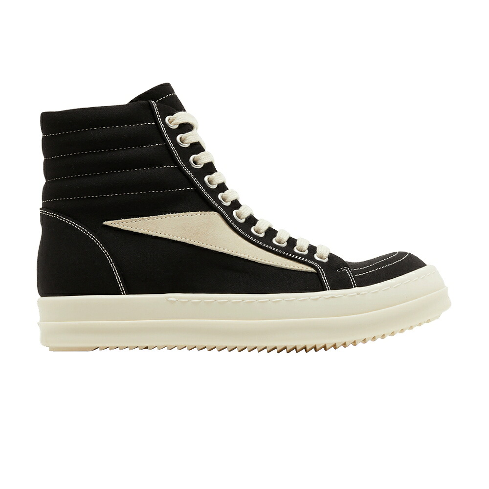 リックオウエンス ビンテージ ヴィンテージ 御機嫌 黒いこと 黒いこと \u0027BLACK MILK\u0027 スニーカー レディース RICK OWENS RICK OWENS WMNS LIDO DRKSHDW VINTAGE HIGH / BLACK MILK MILK