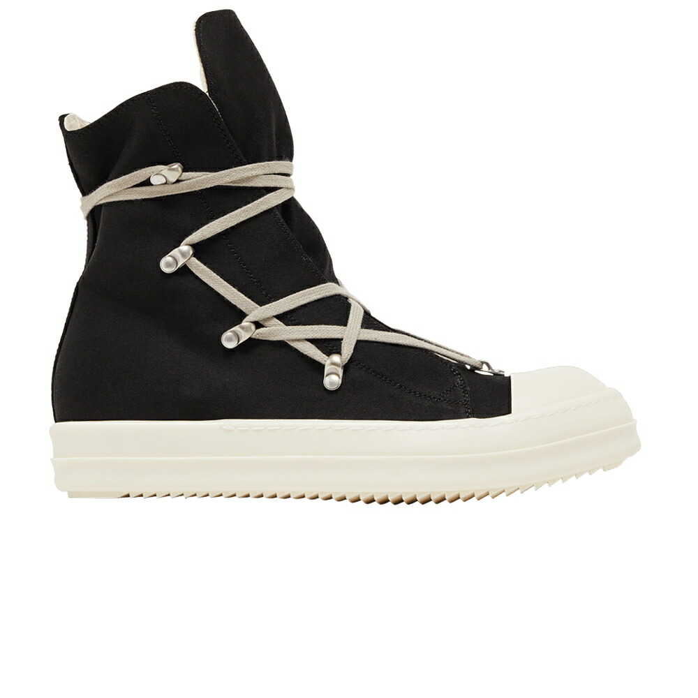 リックオウエンス ハイ 黒色 ブラック パール 'BLACK MILK' スニーカー メンズ RICK OWENS RICK OWENS LIDO DRKSHDW HEXA HIGH / BLACK PEARL MILK MILK
