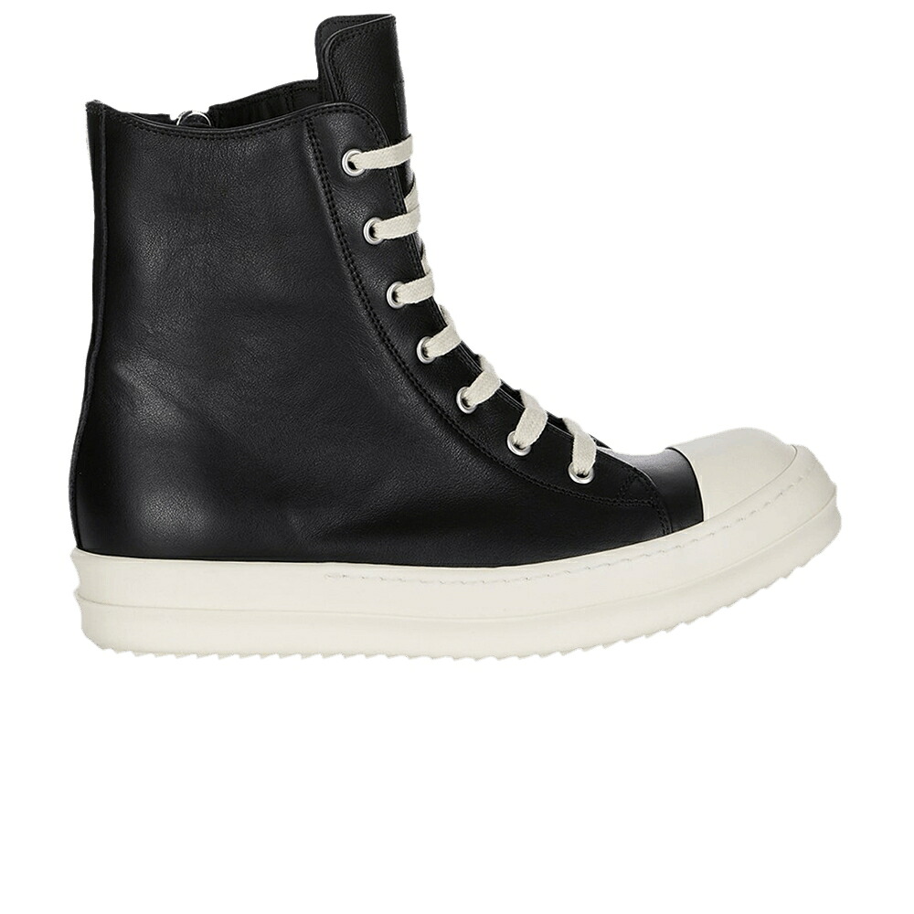 リックオウエンス ご機嫌 黒いこと 黒いこと \u0027BLACK MILK\u0027 スニーカー メンズ RICK OWENS RICK OWENS HOLLYWOOD HIGH / BLACK MILK MILK