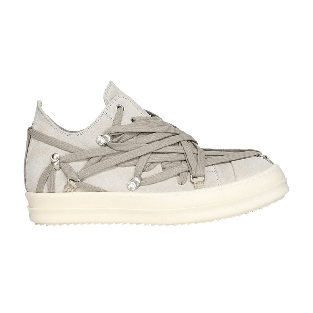 リックオウエンス \u0027DINGE\u0027 スニーカー メンズ RICK OWENS RICK OWENS HOLLYWOOD MEGALACED LOW / DINGE MILK